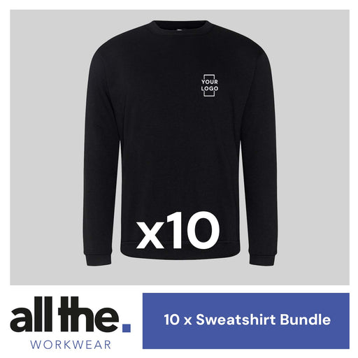 10 Piece Sweatshirt Bundle - All The Merchandise