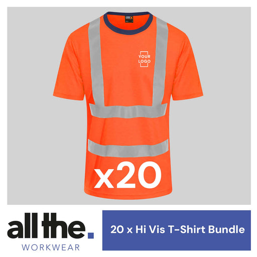 20 Piece Hi-Vis T-Shirt Bundle - All The Merchandise