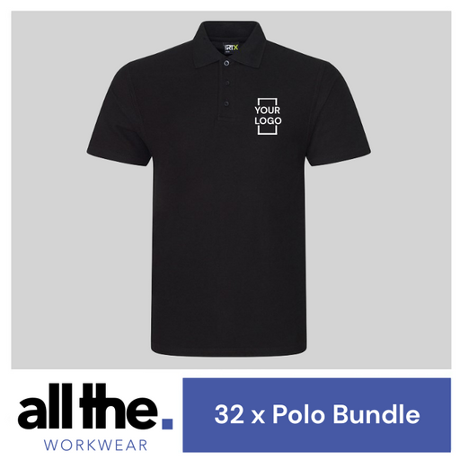 32 Piece Polo Bundle - All The Merchandise