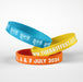 Custom Half Inch Printed Silicone Wristbands - All The Merchandise